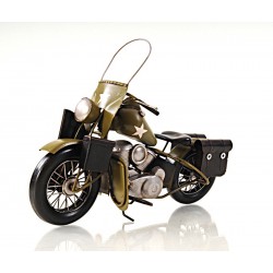 1942 Yellow Motorcycle 1:12