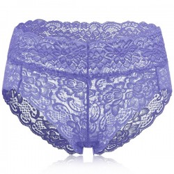 Sexy Lace Mid Waist Cotton Comfy Breathable Panties